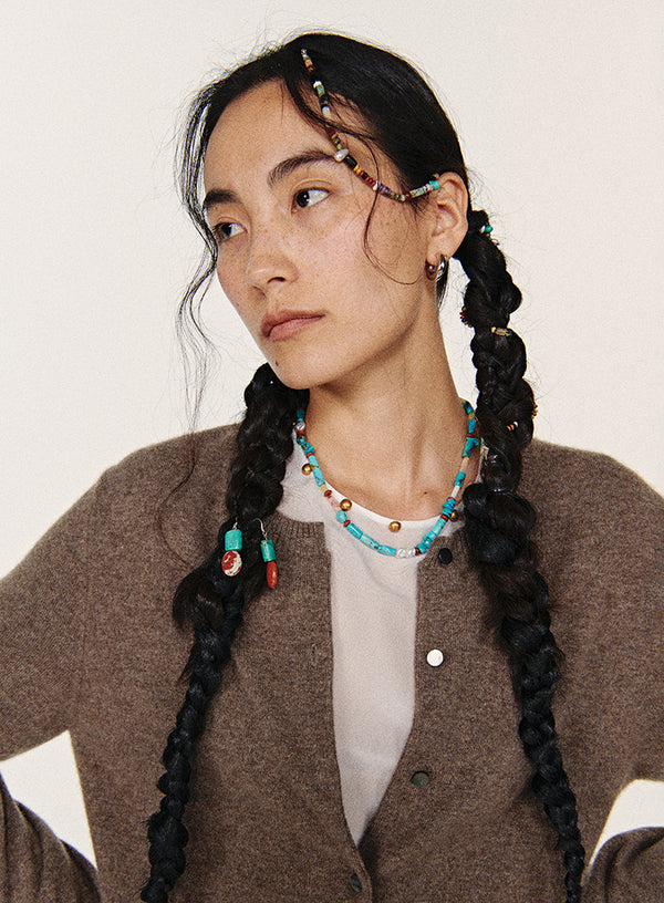 Wool Knitted Two-Piece Set