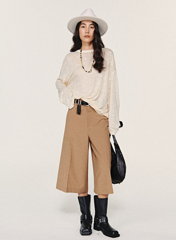 Sage Beaded Relaxed Tee