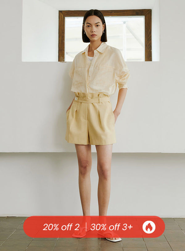 Basic Casual High Waisted Shorts