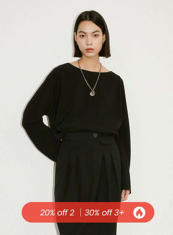 Basic Loose Long-Sleeved T-Shirt