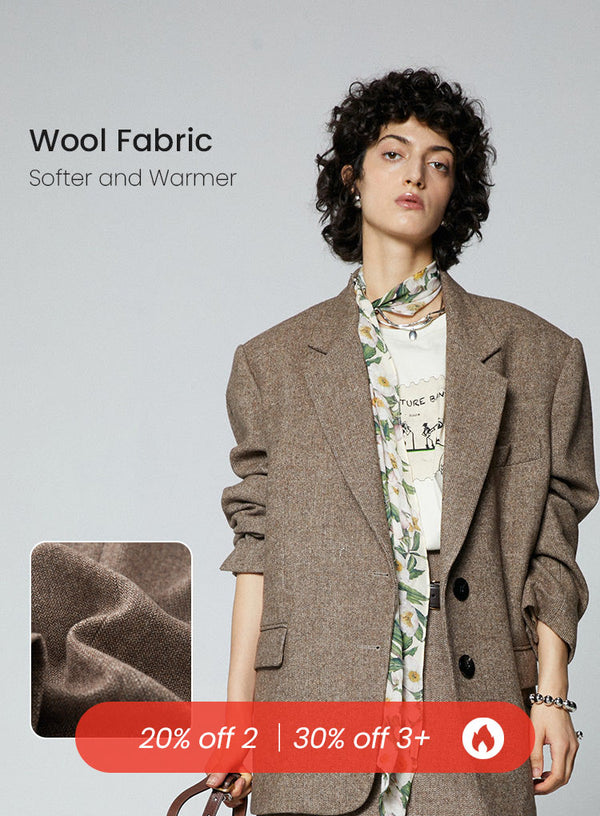 Classic Silhouette Suit Jacket
