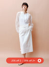 Classic Wide Waisted Straight Leg Skirt