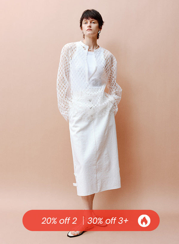 Classic Wide Waisted Straight Leg Skirt