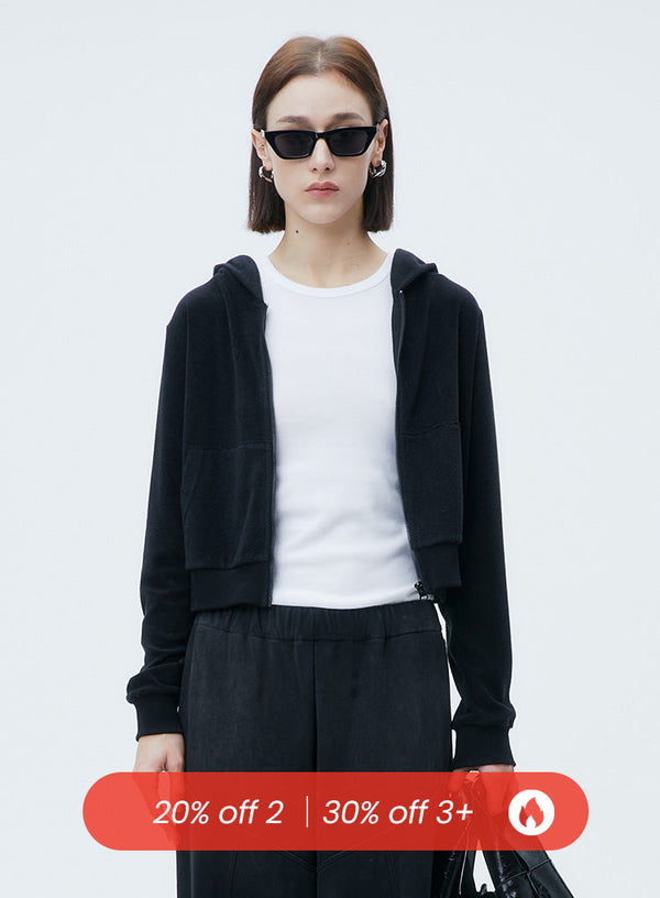 Clean Fit Knit Zip-jakke