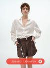 Drawstring Linen Shirt