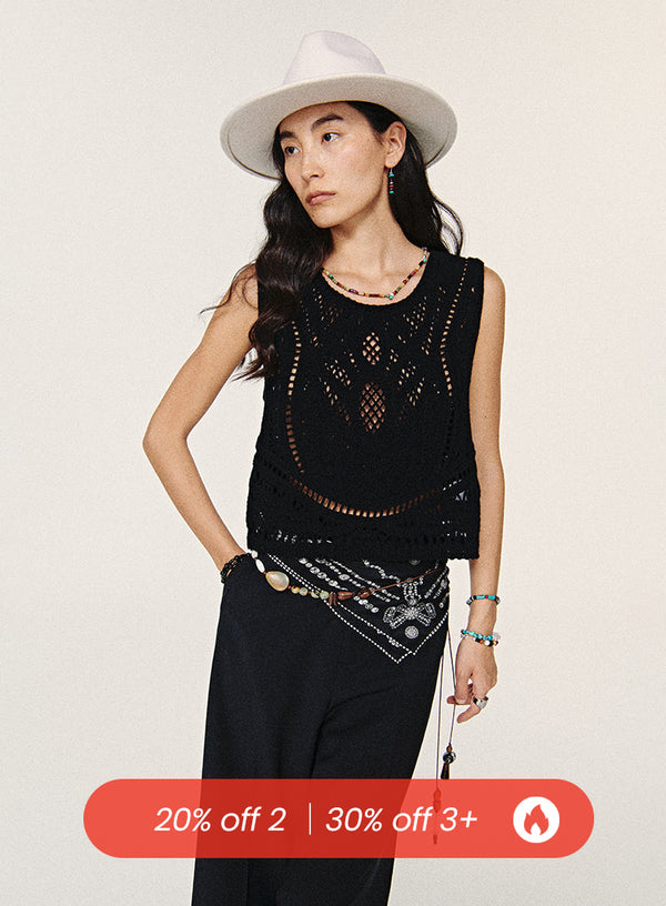 Fall Lace Shell Top