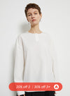 Flower Round Neck Embroidered Blouse