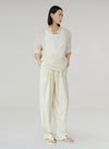 High Waist Casual Wide Leg Trousers