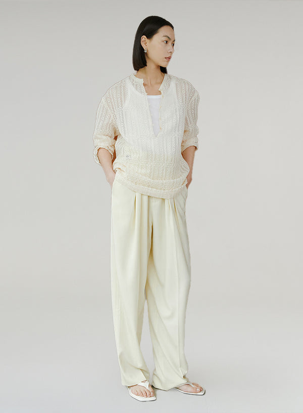 High Waist Casual Wide Leg Pants