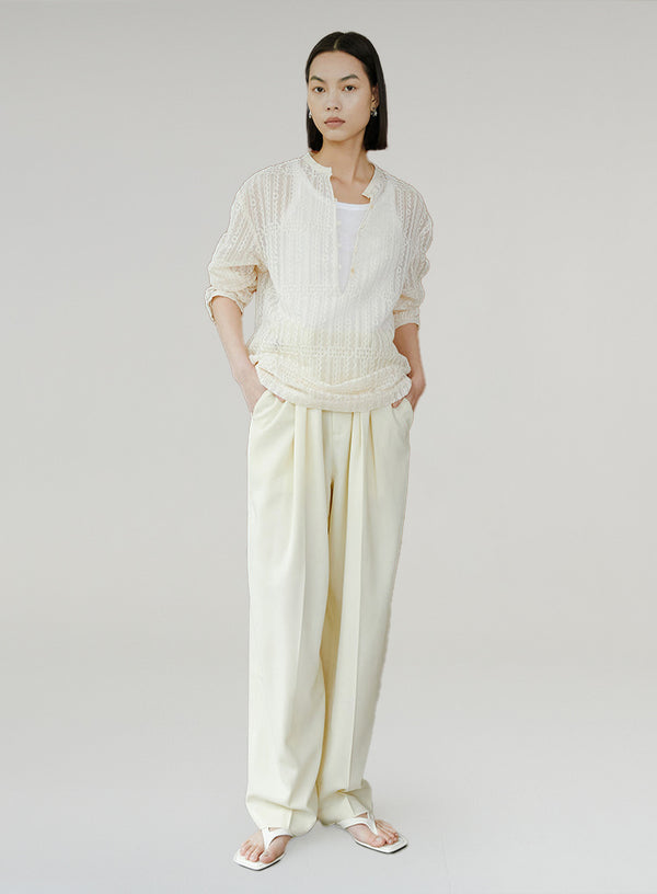 High Waist Casual Wide Leg Pants