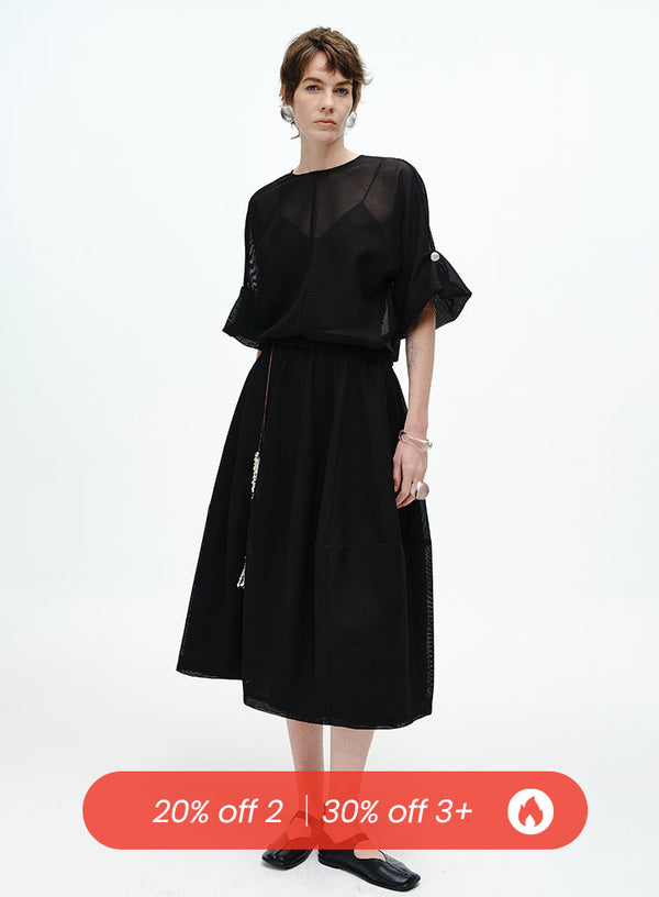 Minimalist A-Line Skirt