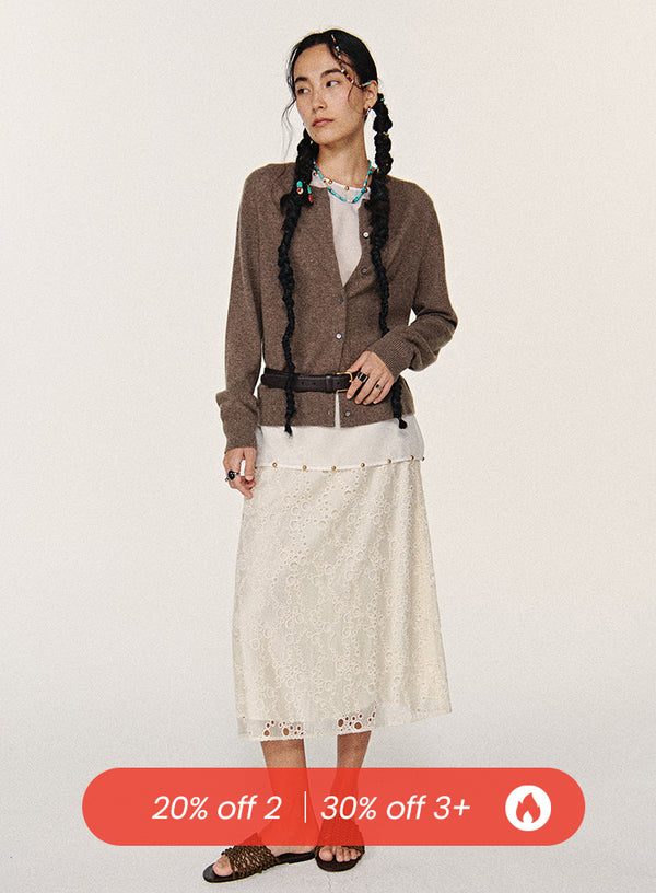 Lace A-Line Skirt