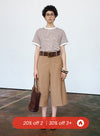 Wool High Waisted Casual Straight Leg Pants