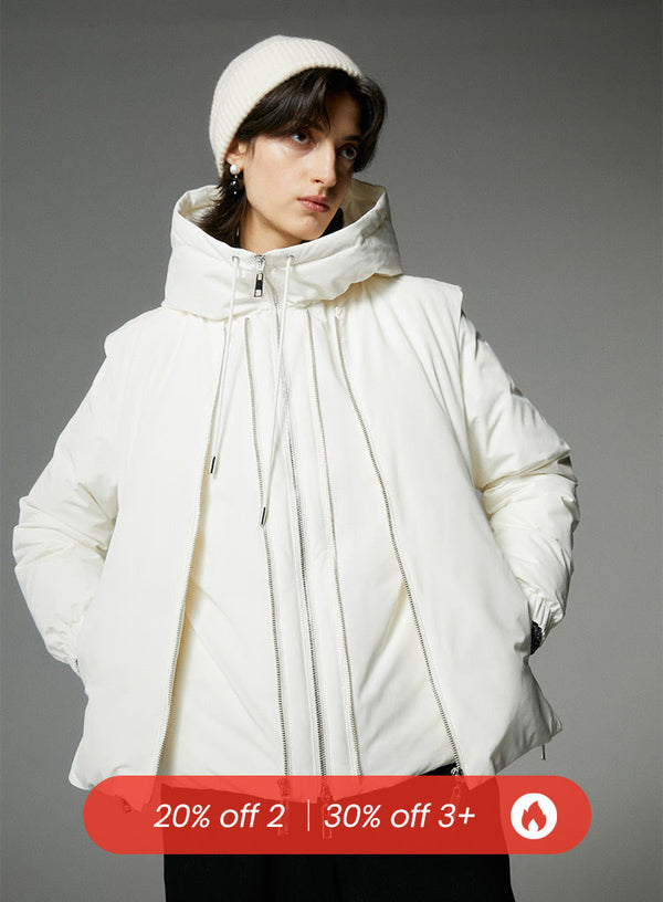 Two Piece Short Down Jacket