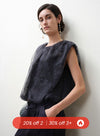 Triple-Layer Lace Sleeveless Top