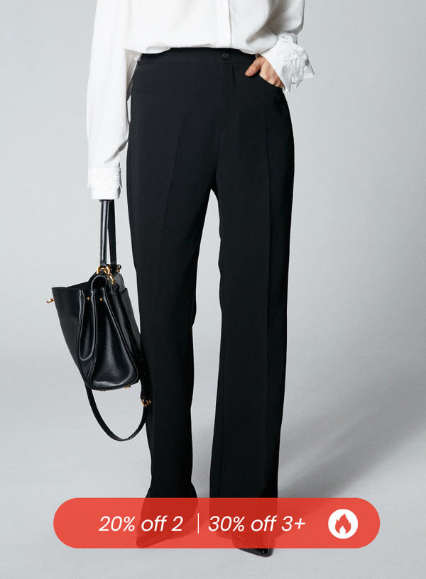 Terylene Flare Casual Pants