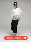 Rose Mesh Lace Skirt