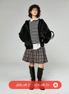 Retro Plaid A-Line Short Skirt