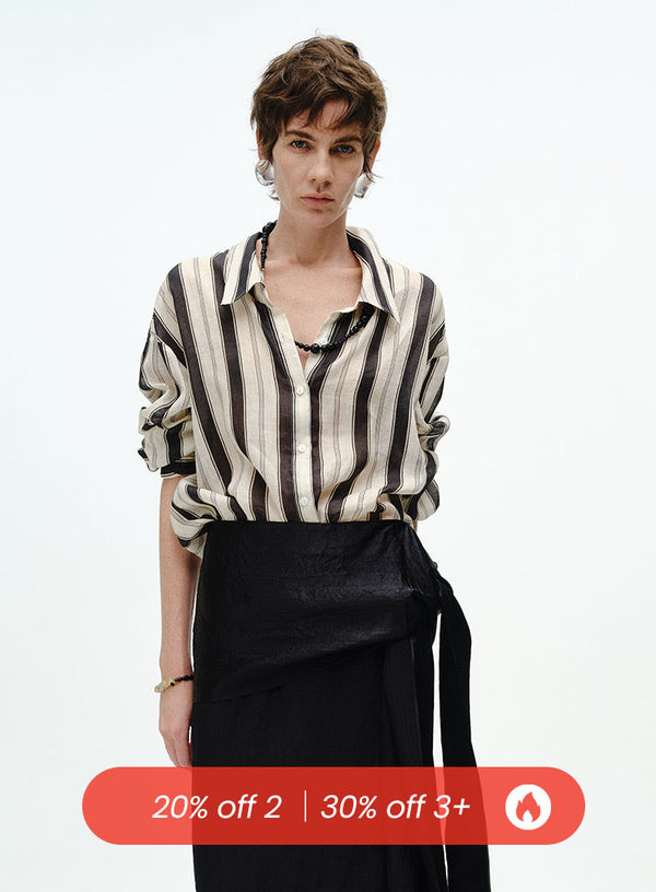 Ramie Button-Down Shirt
