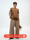 Pleated Adjustable Cuff Trousers