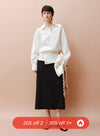 Minimalist Drawstring Skirt