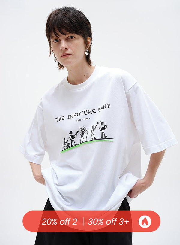 Half-Sleeve T-Shirt - “Art Band Theme”