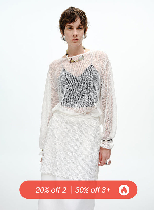 Elegant Sheer Top Tee