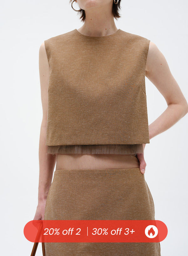 Double-Layer Sugar Cube Vest