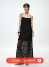 Cutout Lace A-Line Dress