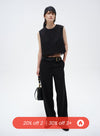 Classic Straight Wide-Leg Pants