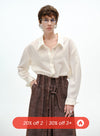 Breathable Oversized Collared Blouse