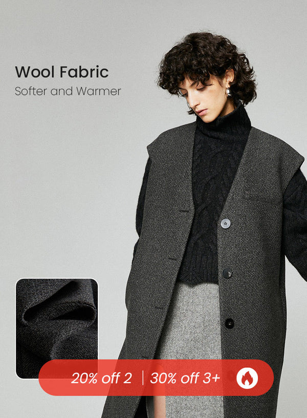 Australian Wool Mid-Length Vest