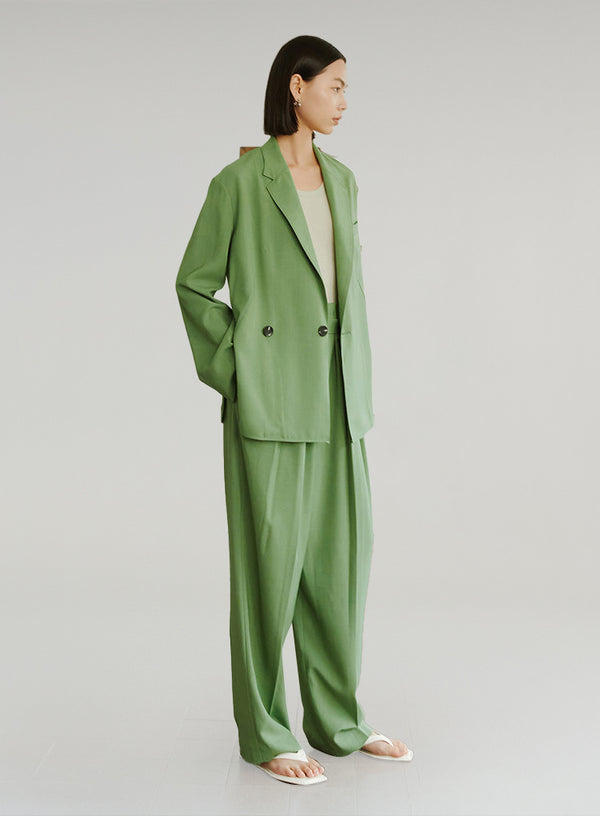 Oversized Textured Suit Shirt