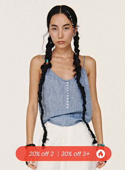 Summer Linen Tank Top