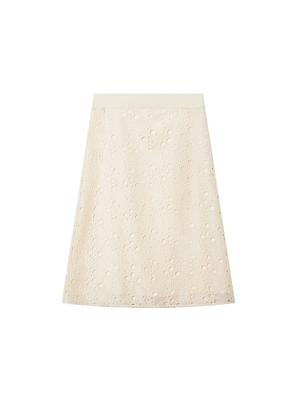 Lace A-Line Skirt