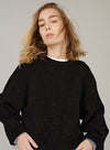 Asymmetric Hem Wool Sweater