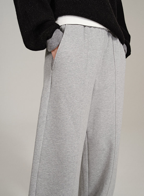 Cotton High Waist Sweatpants