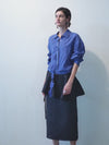 French Lace Linen Blouse