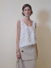 French Romantic Sleeveless Top