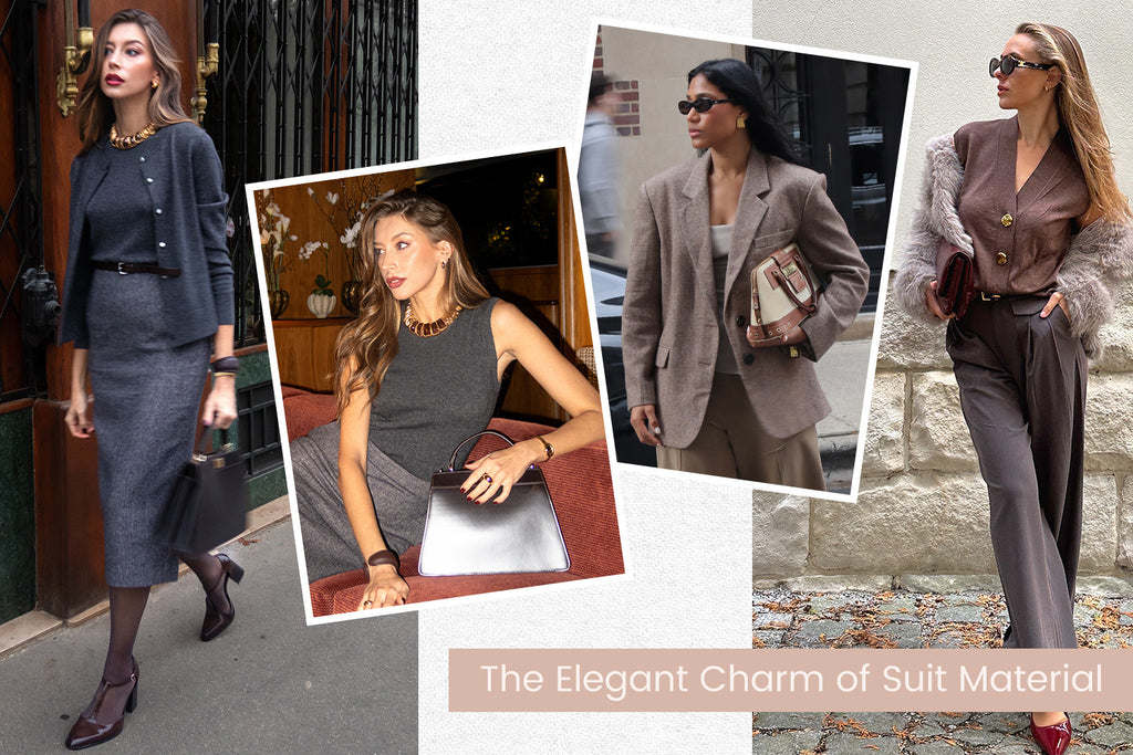 The Elegant Charm of Suit Material: Stylish Choices for Working Women in the Autumn/Winter Season