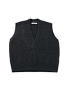 Yak Wool V-Neck Sleeveless Vest