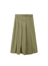 Retro Green Wool Skirt