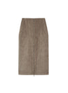 Corduroy Straight Leg Skirt