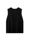 Cashmere Deep V-Neck Vest