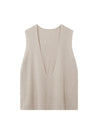 Cashmere Deep V-Neck Vest