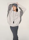 Gray Casual Hoodie