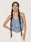 Minimalistisk linned tanktop