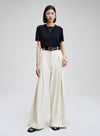 High Waist Wide Leg Trousers