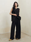 High Waist Wide Leg Trousers