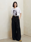 High Waist Wide Leg Trousers